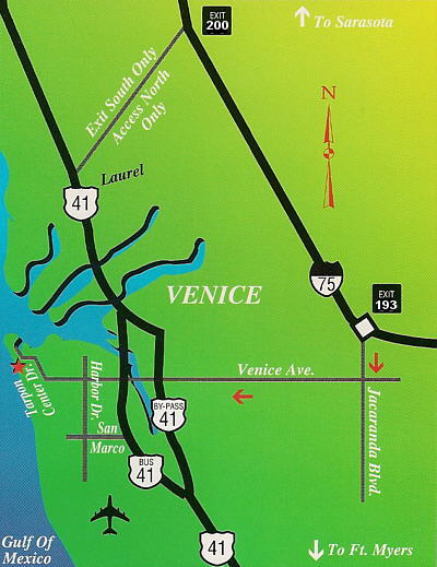 Venice Florida map